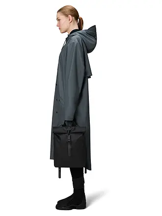 RAINS | Rucksack ROLLTOP MINI | schwarz